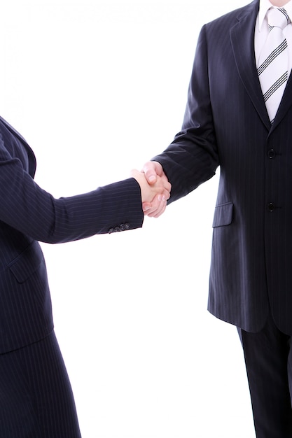 2つのビジネスパートナーの握手