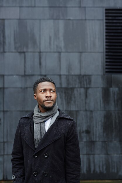 Handsome African Man Outdoors