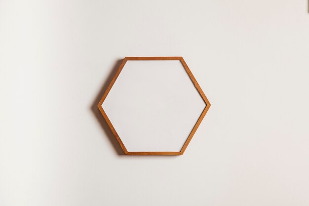 Hanging hexagonal frame