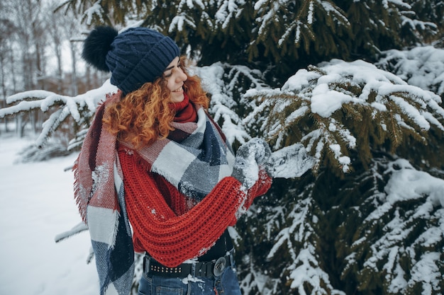 happiness woman weather joyful outdoor