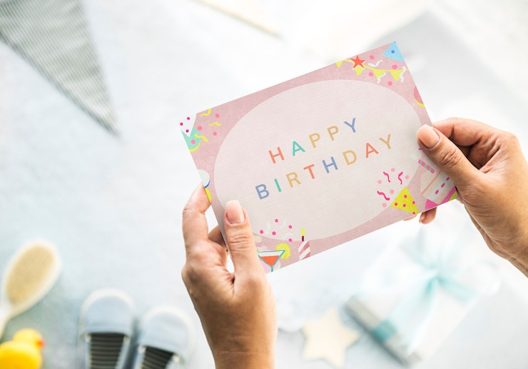 Free Photo happy birthday card for your child