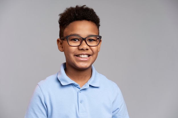 Happy boy with adorable smile