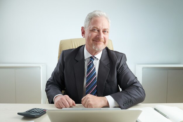 Happy Entrepreneur Posing for Photography