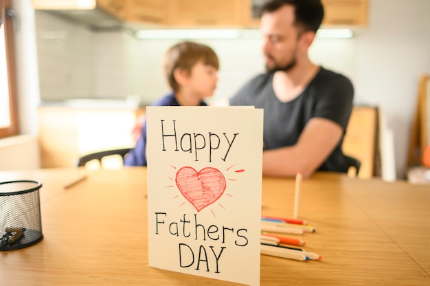 Happy father's day greeting card