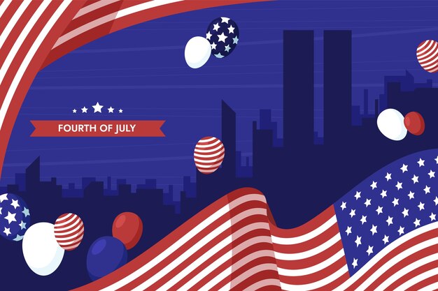 happy fourth of july capitalized