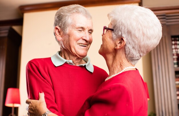 Happy grandparents