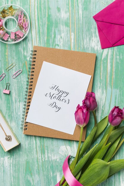 Happy mother's day card in lettering