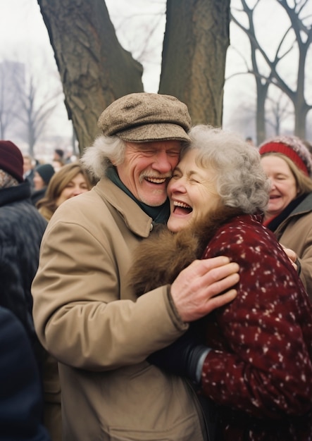 Free photo happy new year 2024 celebration