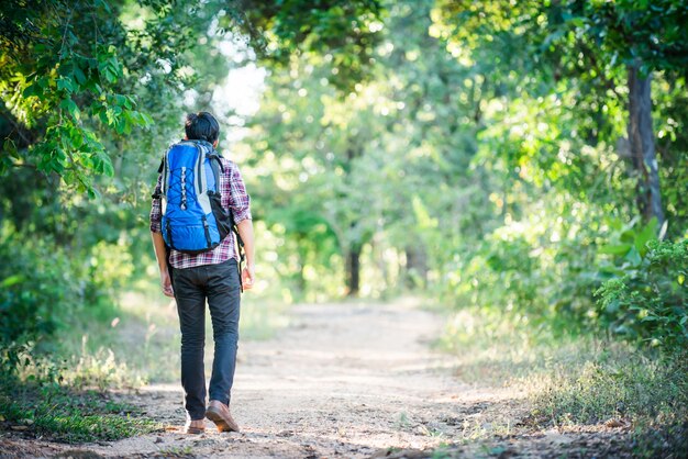 happy resting relaxing lifestyle traveler