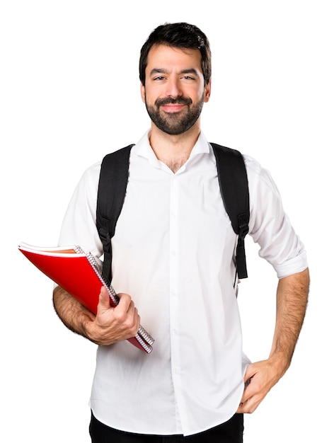 Free photo happy student man