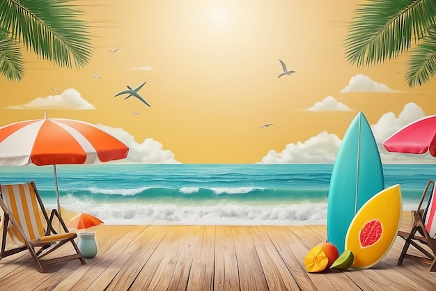 Free photo happy summer background