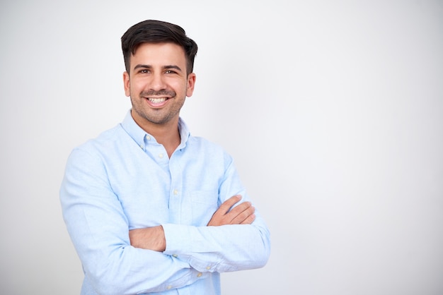 Free photo happy young man