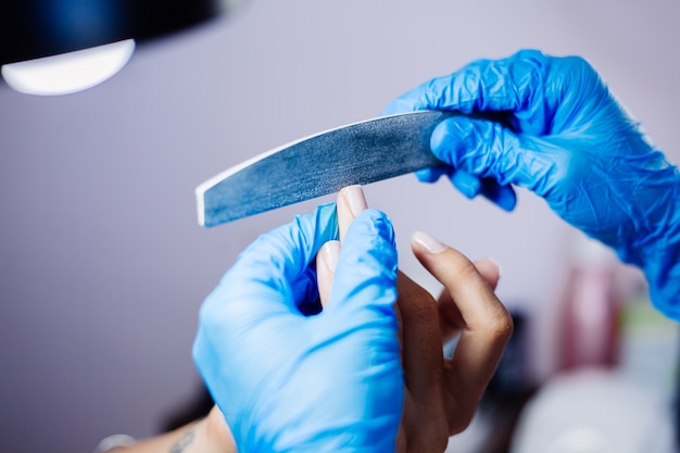 Hardware manicure process