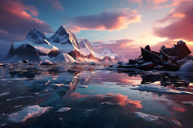 HD Antarctic landscape wallpaper