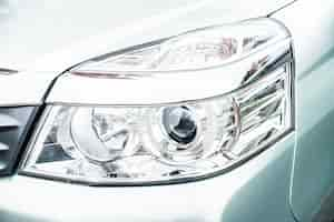 Free photo headlight lamp car