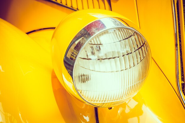 Headlight lamp car