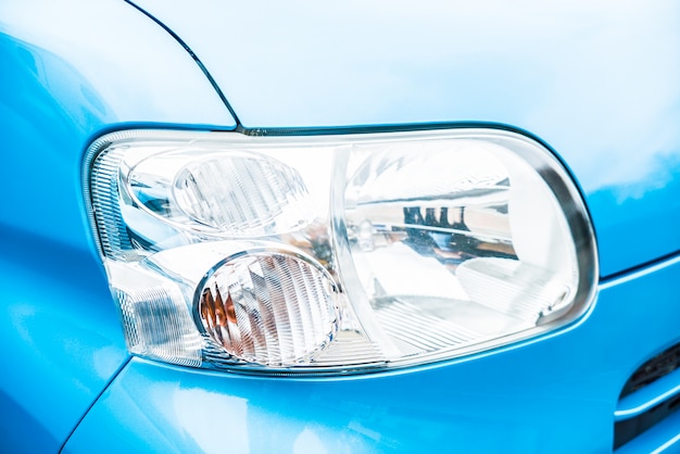 Free photo headlight lamp car