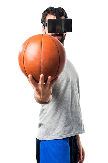 Free photo headset training athlete 3d entertainment