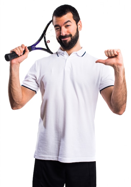 health victory athlete handsome tennis