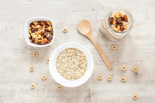 Free photo healthy cereals and seeds