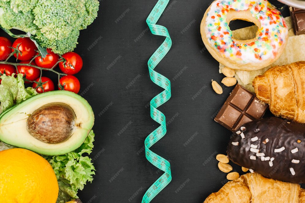 healthy food vs junk food