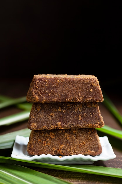 healthy jaggery still life arrangement