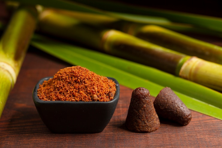 मुफ़्त फोटो healthy jaggery still life arrangement
