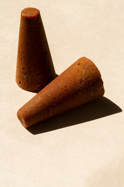 healthy jaggery still life assortment