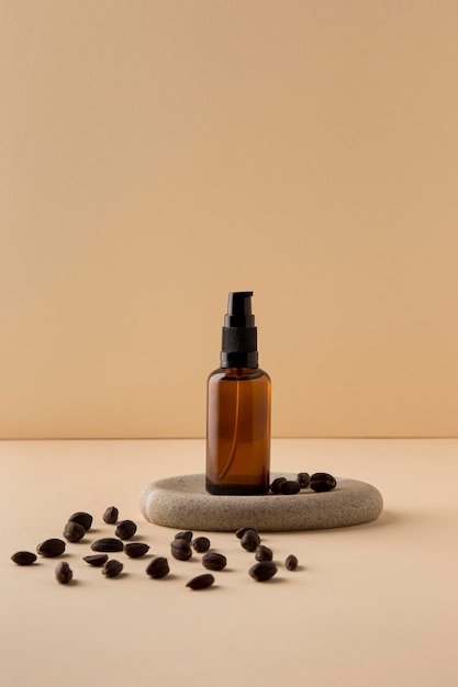 Free photo healthy jojoba oil arrangement