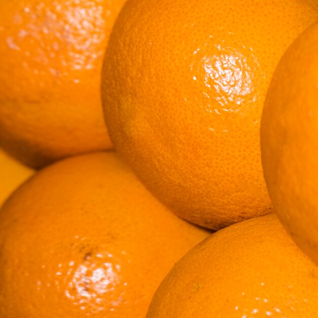 Healthy and juicy oranges for sale on market