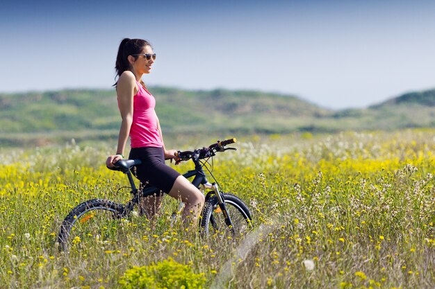 healthy young smiling exercising exercise