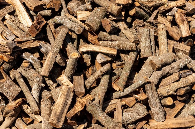 Heap of cut wood