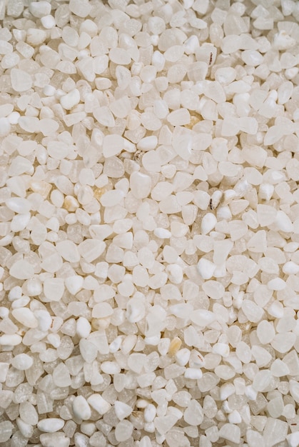 Heap of round rice