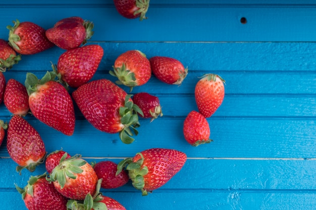 Heap of strawberries