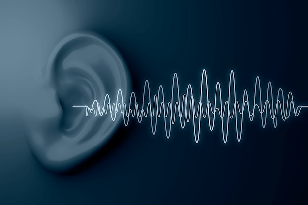 Hearing issues collage design