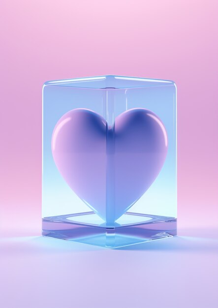 Heart shape in box