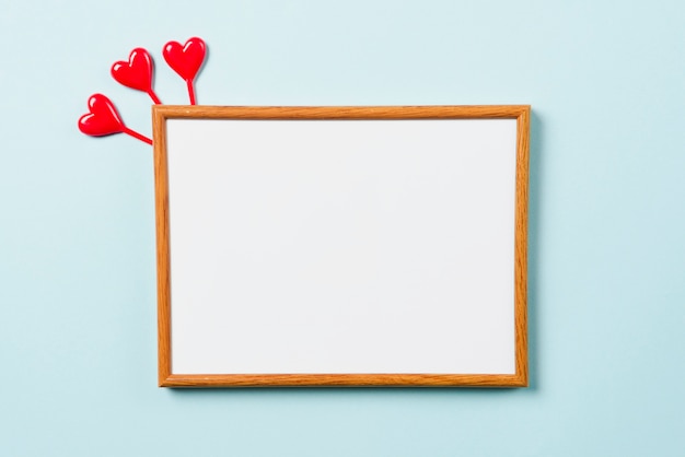 Heart sticks behind whiteboard