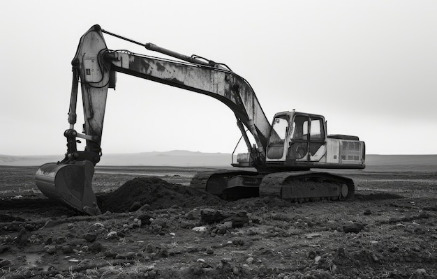 Free photo heavy machinery used in construction industry and engineering