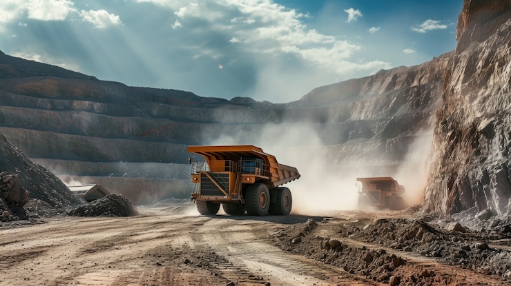 Free Photo heavy machinery used in construction industry and engineering