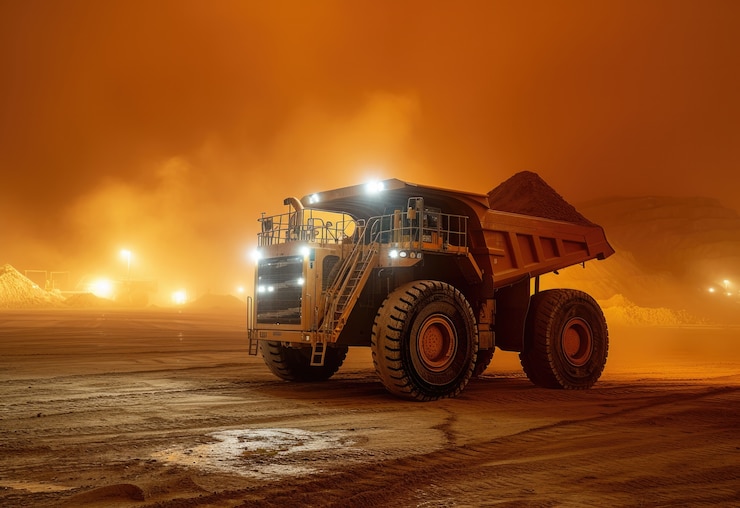 Free Photo heavy machinery used in construction industry and engineering