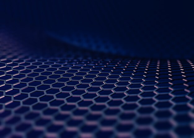 Hex textured background for networking