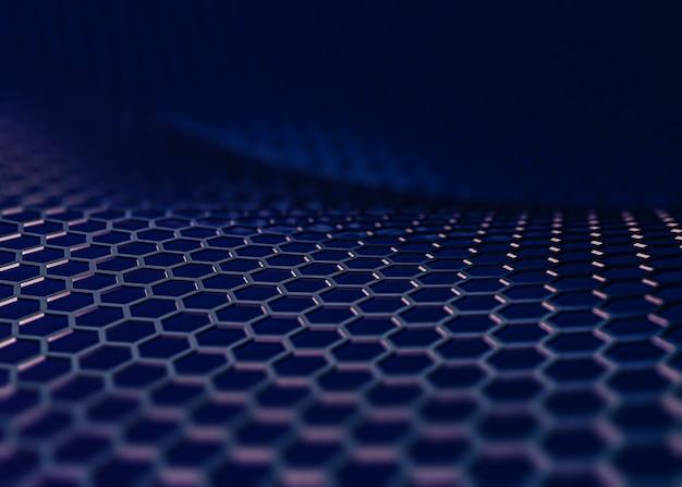 Hex textured background for networking