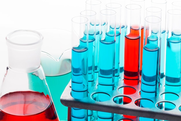 High angle chemicals composition in lab