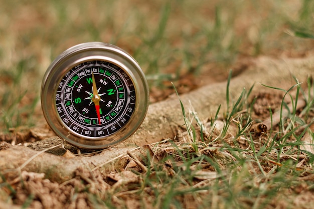 High angle compass in nature