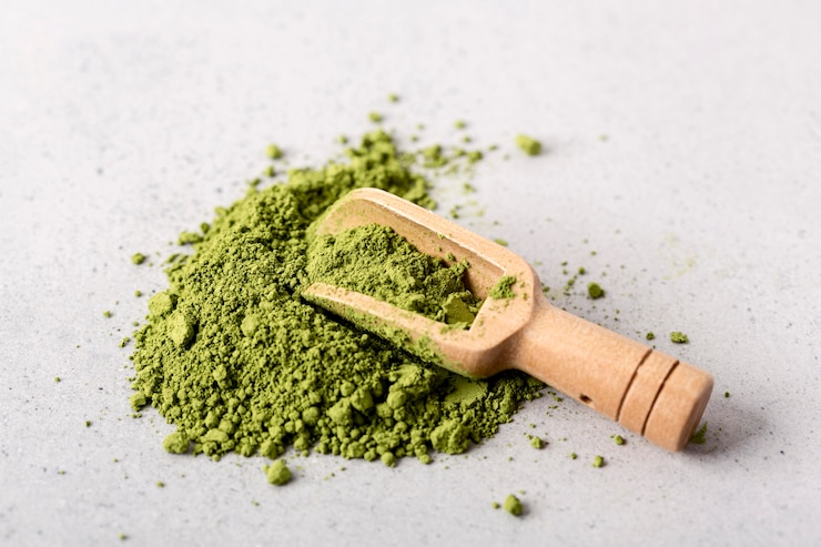 Free Photo high angle of condiment powder concept