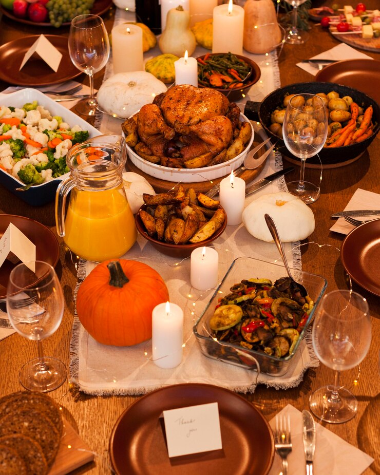 Free Photo high angle delicious food arrangement