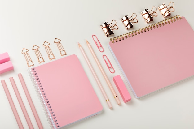 High angle desk tools arrangement