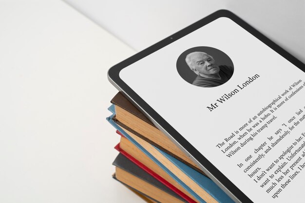 Высокоугольные планшеты и книги
