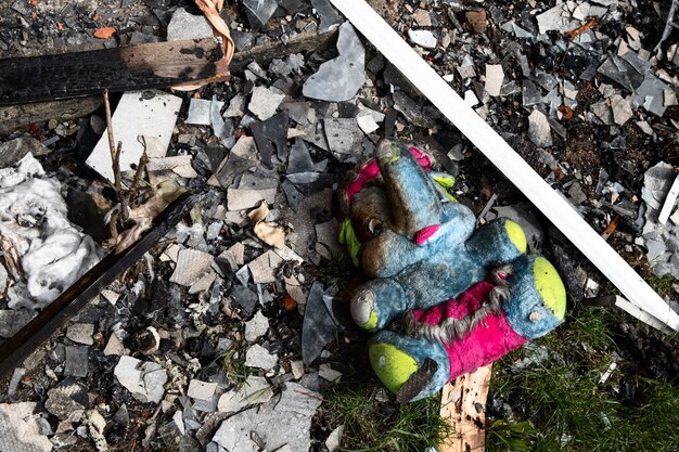 하이 앵글 아동용 장난감 우크라이나의 러시아 전쟁