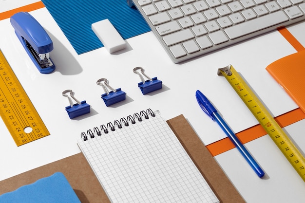 High angle measuring  tools on desk